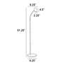 4_Lite Source Thea 51 1/4" High Silver Finish Modern Floor Lamp more views