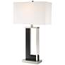 Lite Source Theoris 31" Dark Walnut LED Night Light Table Lamp