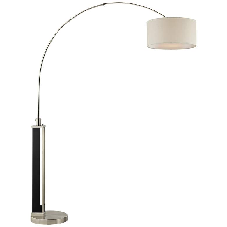 Image 1 Lite Source Theoris Dark Walnut Arc Floor Lamp
