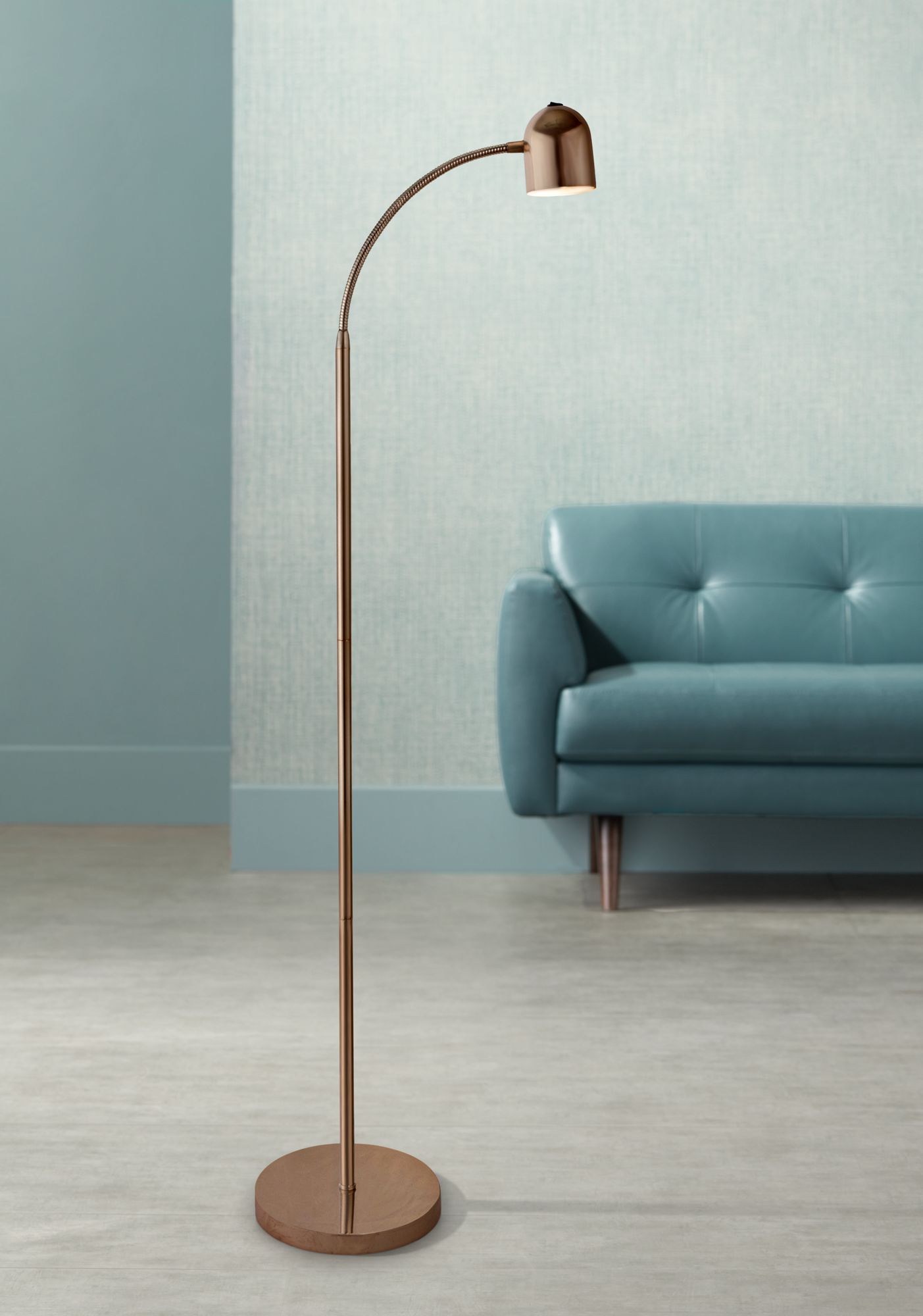 Gooseneck deals floor lamp