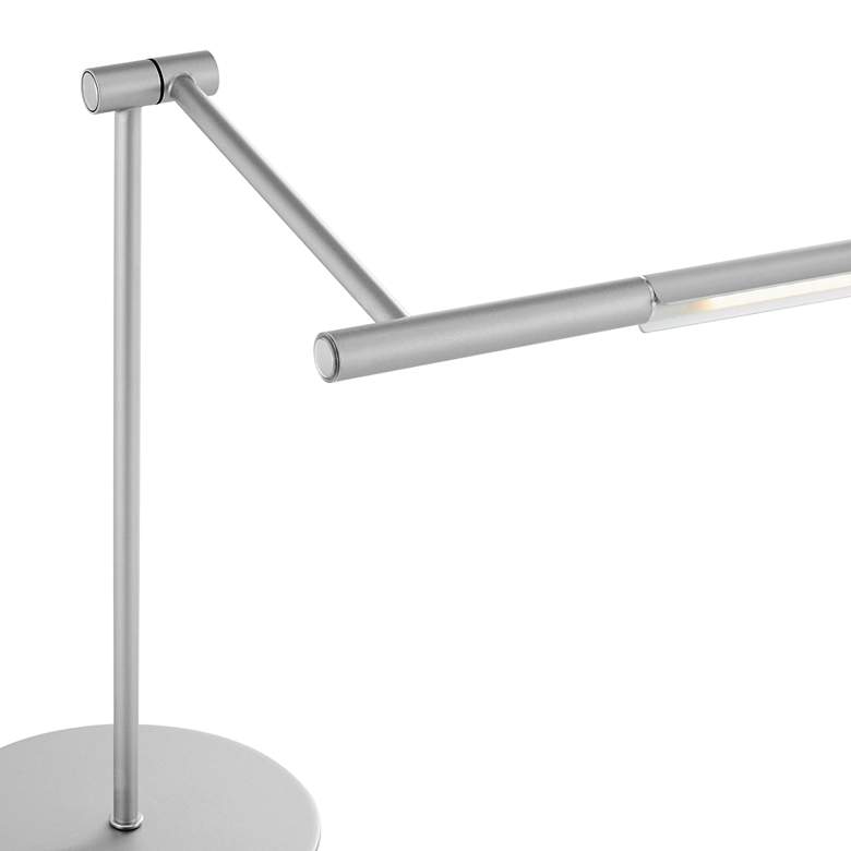 Image 5 Lite Source Tilla 23 1/4" High Silver Adjustable Arm LED Desk Lamp more views
