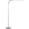 Lite Source Tilla Adjustable Height Modern Silver LED Floor Lamp