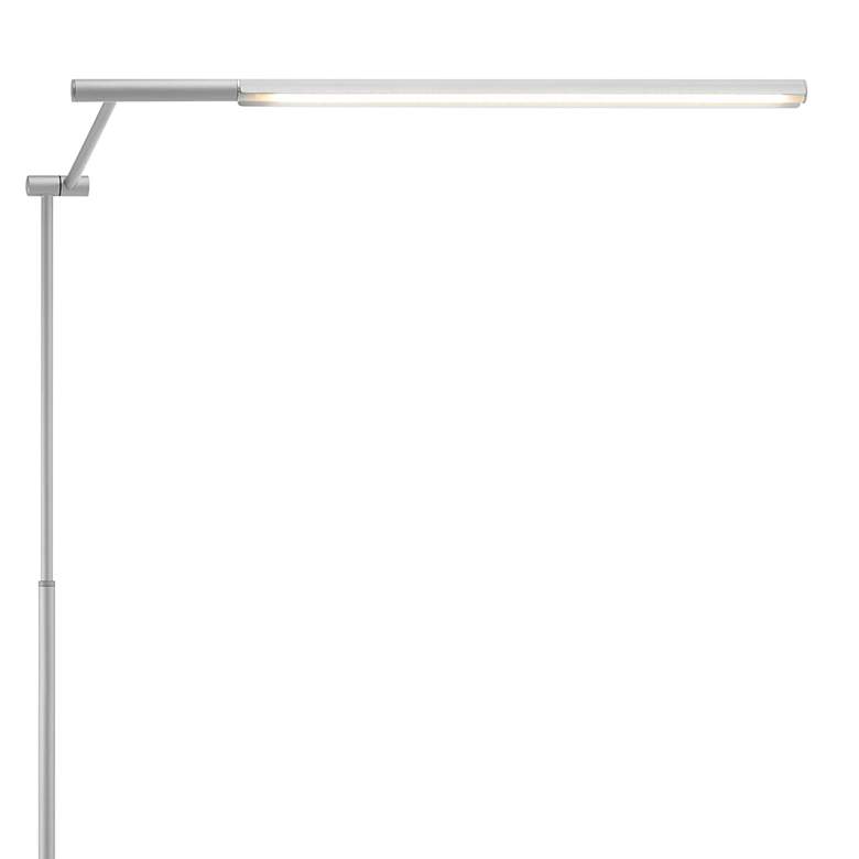 Image 3 Lite Source Tilla Adjustable Height Modern Silver LED Floor Lamp more views