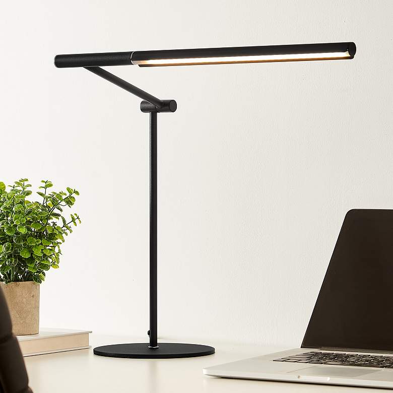 Image 1 Lite Source Tilla Black Finish Adjustable Modern LED Desk Lamp