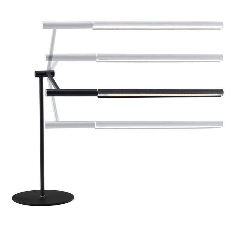 Image 5 Lite Source Tilla Black Finish Adjustable Modern LED Desk Lamp more views