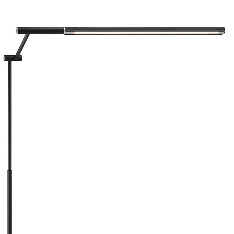Image 3 Lite Source Tilla Black Metal Adjustable Floor Lamp with LED Touch Control more views
