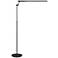 Lite Source Tilla Black Metal Adjustable LED Floor Lamp with Touch Control