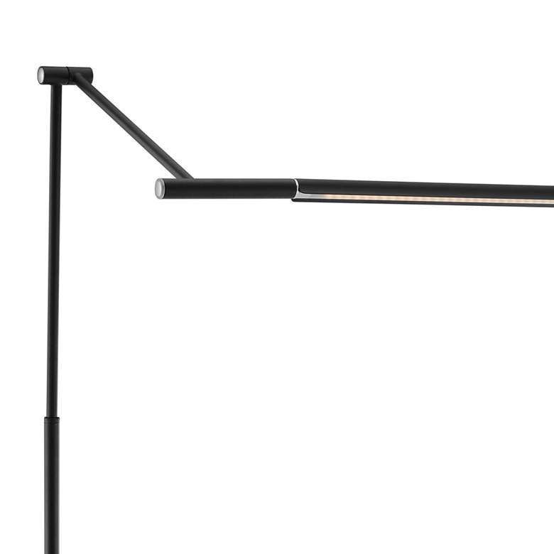 Image 5 Lite Source Tilla Black Metal Adjustable LED Floor Lamp with Touch Control more views