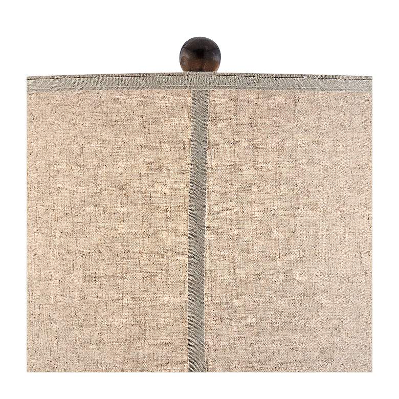 Image 3 Lite Source Tomas 31" High Silver Bronze Textured Table Lamp more views