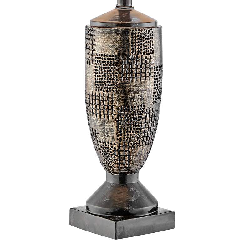Image 4 Lite Source Tomas 31" High Silver Bronze Textured Table Lamp more views