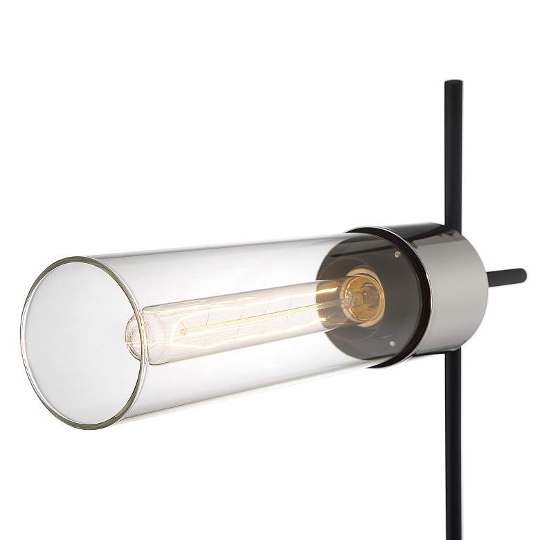 Image 5 Lite Source Tomlin 28 1/4" Modern Chrome and Clear Glass Table Lamp more views
