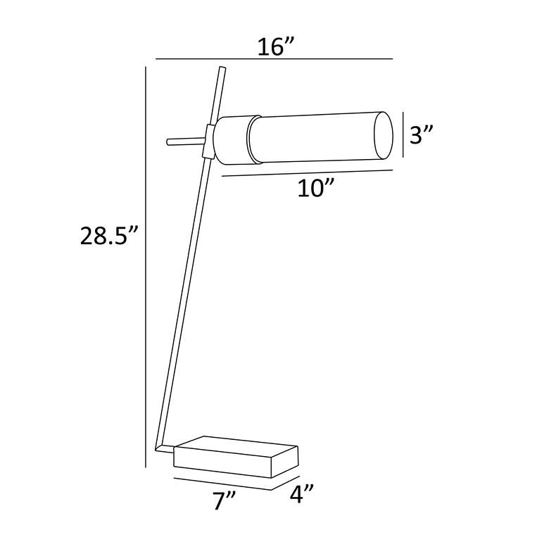 Image 6 Lite Source Tomlin 28 1/4" Modern Chrome and Clear Glass Table Lamp more views