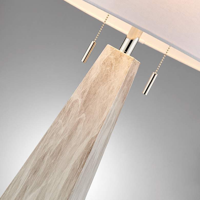 Image 4 Lite Source Touca 29" High Faux Gray Marble Table Lamp more views