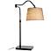 Lite Source Trenton Black Swing Arm Metal Desk Lamp