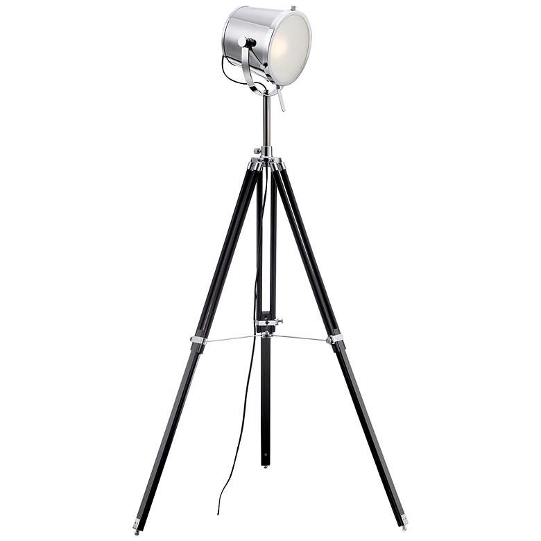 Image 1 Lite Source Trey Tripod Director&#39;s Floor Lamp