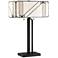 Lite Source Tulani Antique Black Tiffany-Style Glass Table Lamp