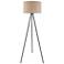 Lite Source Tullio 59 1/2" High Modern Dark Bronze Tripod Floor Lamp