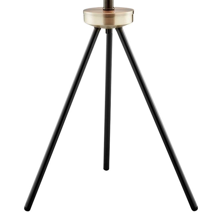 Image 4 Lite Source Tullio Oil-Rubbed Bronze Tripod Table and Floor Lamps Set of 3 more views