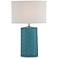 Lite Source Tuwa Turquoise Ceramic Table Lamp