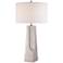 Lite Source Tyrell Silver Ceramic Table Lamp