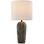 2_Lite Source Tyrion 29" Black Concrete LED Outdoor Table Lamp