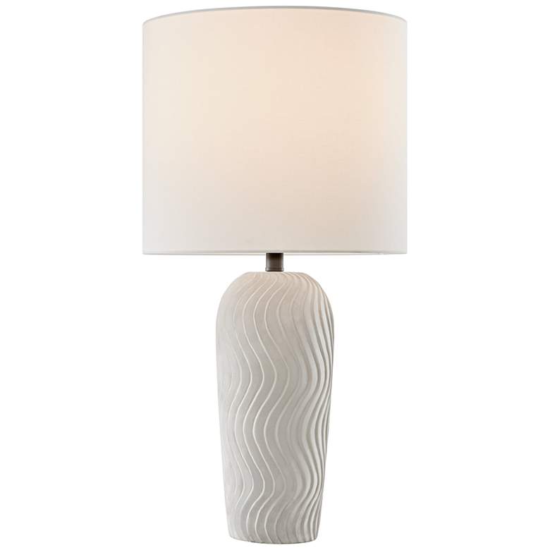 Image 2 Lite Source Tyrion 29" Natural Concrete LED Outdoor Table Lamp