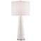 Lite Source Tyrone White Ceramic Table Lamp