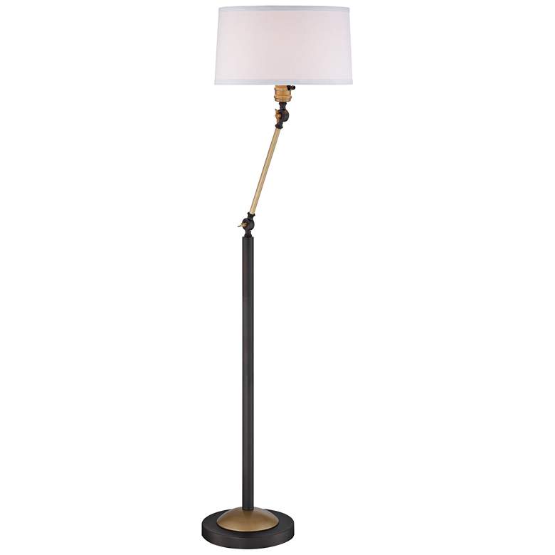Image 1 Lite Source Ulyana Bronze Two-Tone Adjustable Floor Lamp