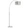 Lite Source Valerie Chrome Metal Arc Floor Lamp