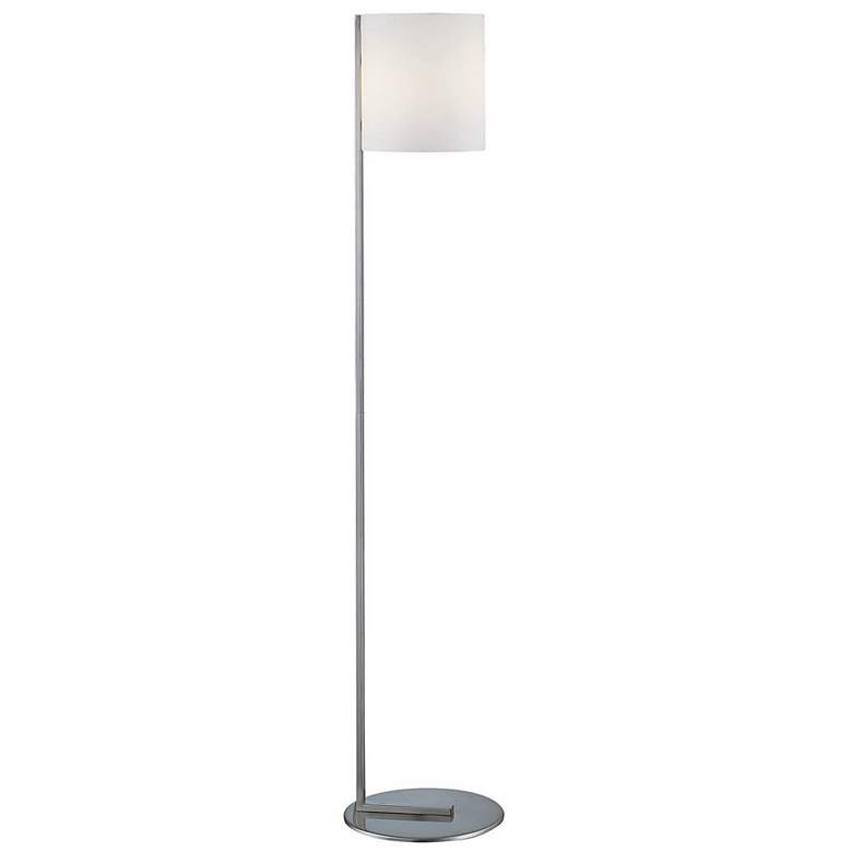 Image 1 Lite Source Velia Frosted Glass Floor Lamp