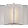 Lite Source Waldo 8 1/2" Wide Frosted Glass LED Wall Sconce