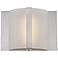 Lite Source Waldo LED 8 1/2"W Frosted Glass Wall Sconce