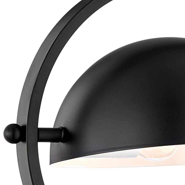 Image 3 Lite Source Wanda 13 inch High Matte Black Metal Accent Table Lamp more views