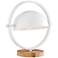 Lite Source Wanda 13" High White Metal Accent Table Lamp