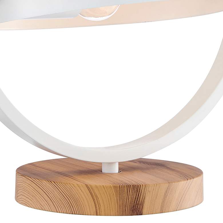 Image 4 Lite Source Wanda 13" High White Metal Accent Table Lamp more views