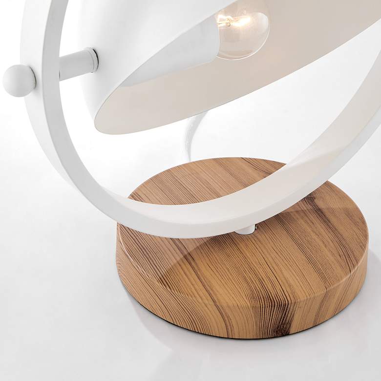 Image 5 Lite Source Wanda 13" High White Metal Accent Table Lamp more views