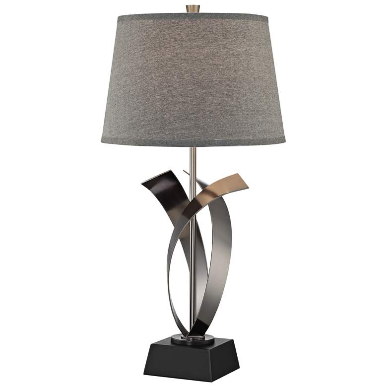 Image 1 Lite Source Wayde 29" Modern Sculptural Metal Table Lamp