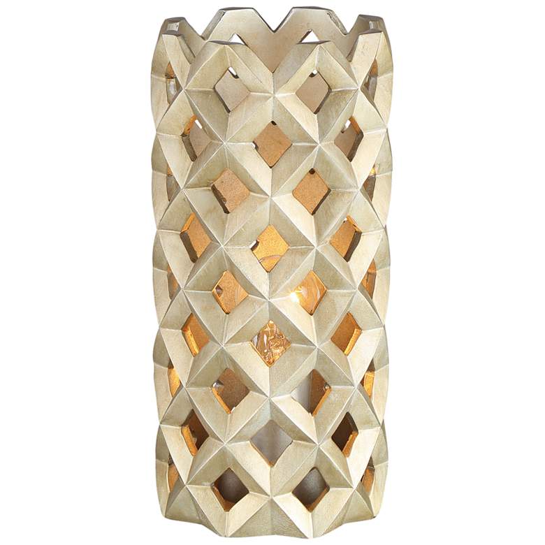 Image 1 Lite Source Wesler 12 3/4"H Silver Uplight Accent Table Lamp