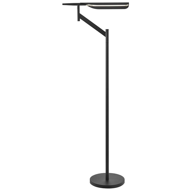 Image 1 Lite Source Weston 55 1/2" High Modern LED Black Finish Floor Lamp