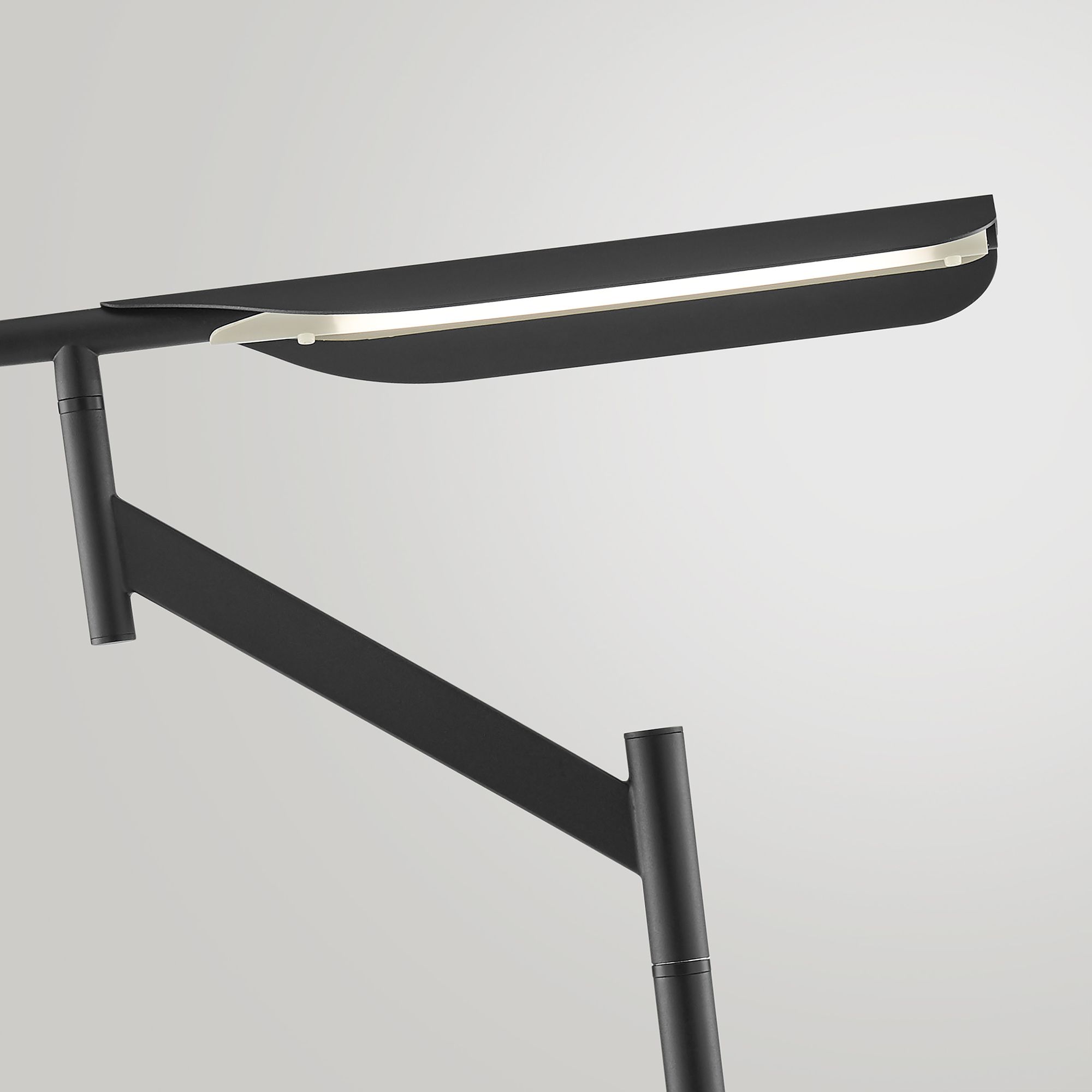 Image 3 Lite Source Weston 55 1/2" High Modern LED Black Finish Floor Lamp more views