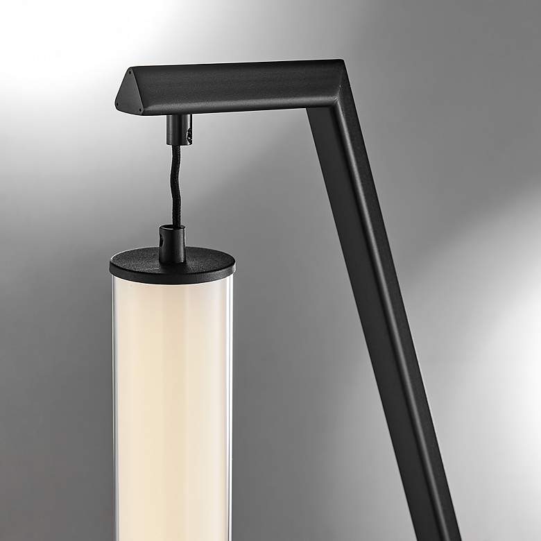 Image 4 Lite Source Wilfred 71" High Angled Base Black Floor Lamp more views