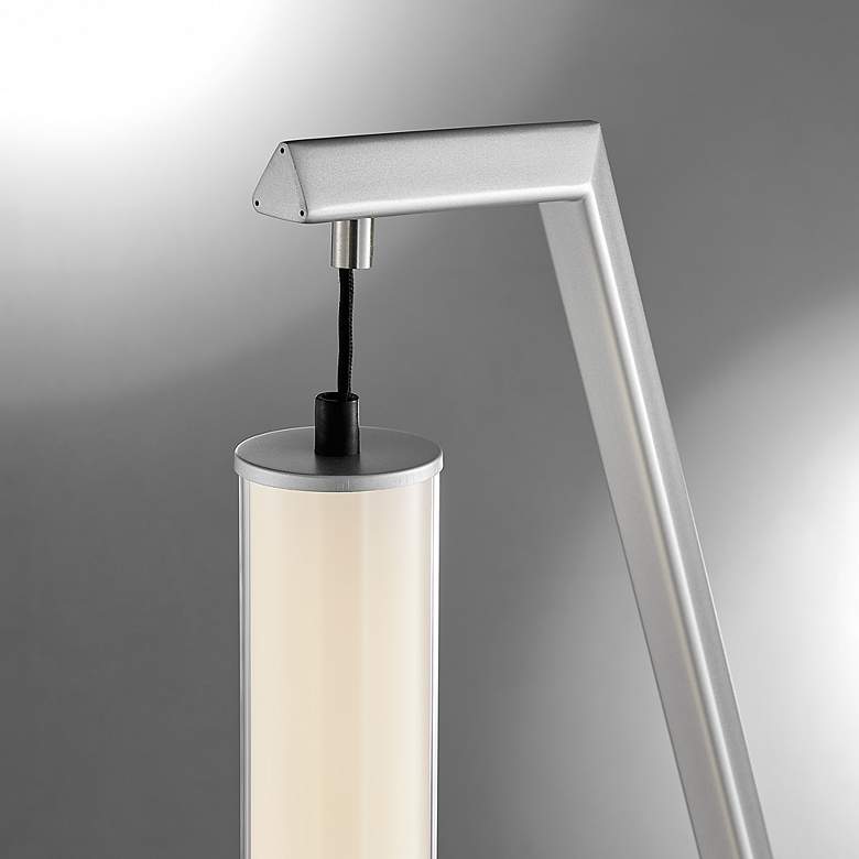 Image 3 Lite Source Wilfred 71" High Silver Modern Floor Lamp more views