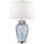 2_Lite Source Wyatt Table Lamp Blue Glass