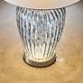 3_Lite Source Wyatt Table Lamp Blue Glass more views