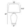 4_Lite Source Wyatt Table Lamp Blue Glass more views