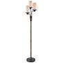 2_Lite Source Wynter 69" High Dark Bronze 3-Light Torchiere Floor Lamp