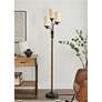 1_Lite Source Wynter 69" High Dark Bronze 3-Light Torchiere Floor Lamp