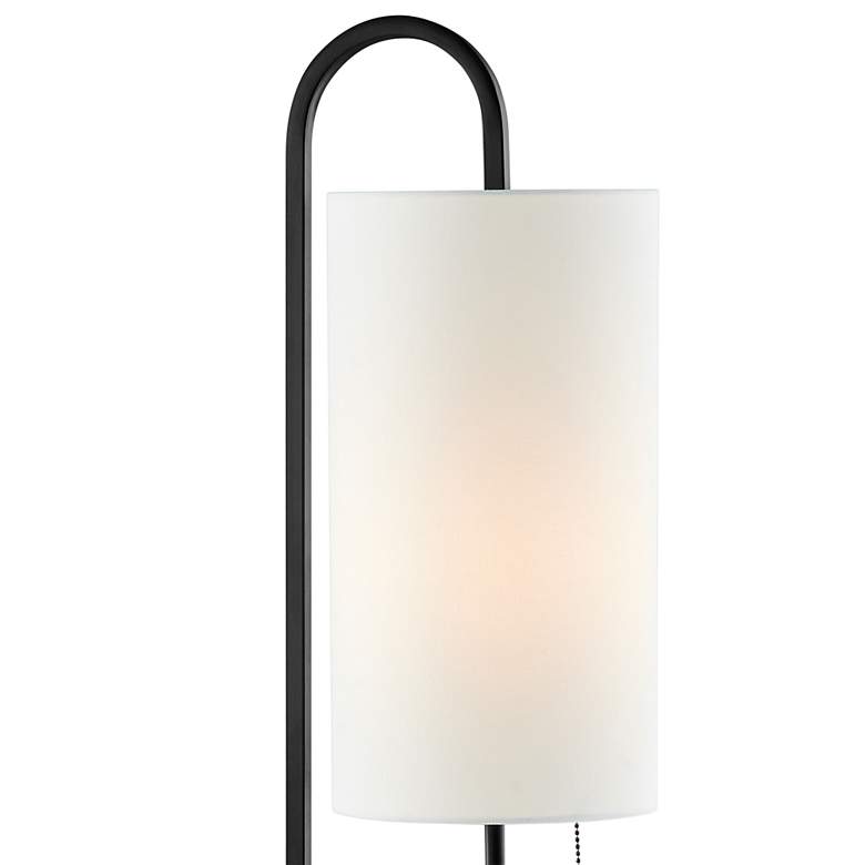 Image 3 Lite Source Xandra 31" Modern J-Hook Black Metal Table Lamp more views