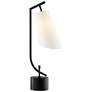 2_Lite Source Xandra 32" High Black Metal Angular Modern Table Lamp