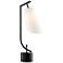 Lite Source Xandra 32" High Black Metal Angular Modern Table Lamp